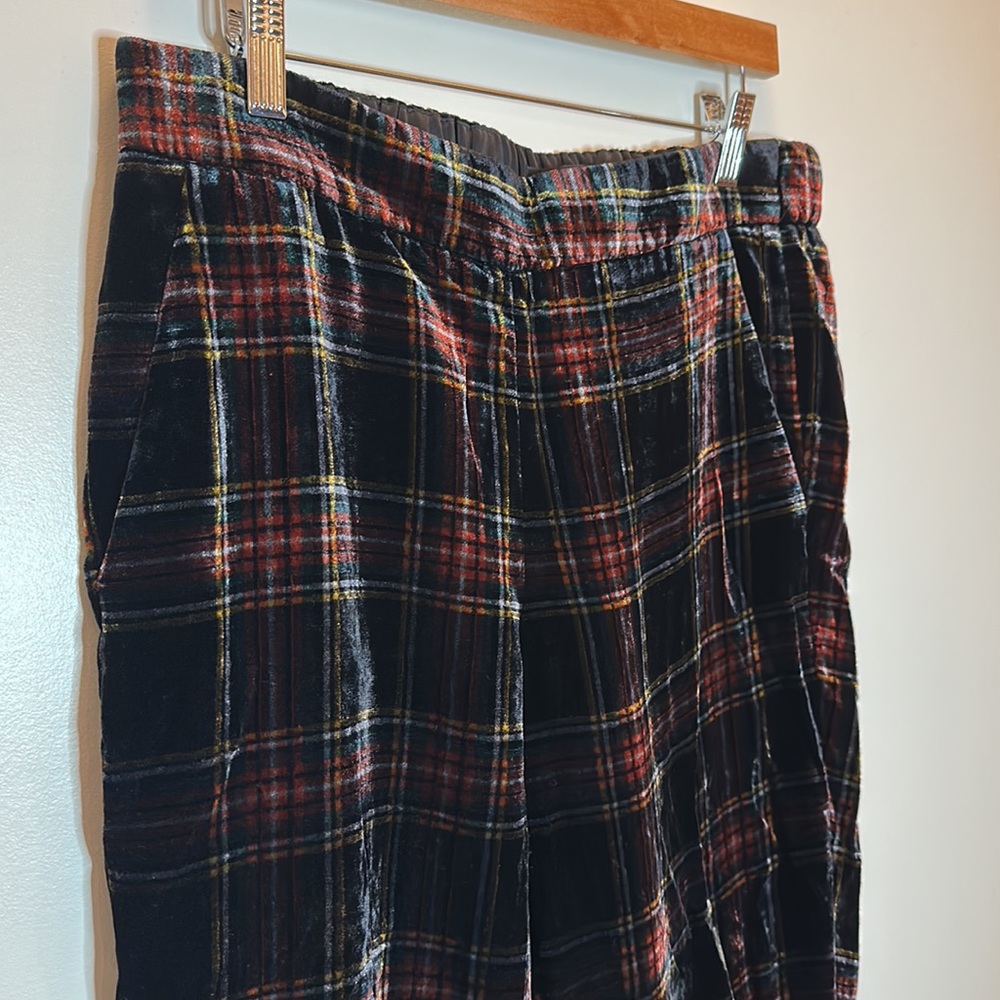 JCREW Holiday Velvet pants 10